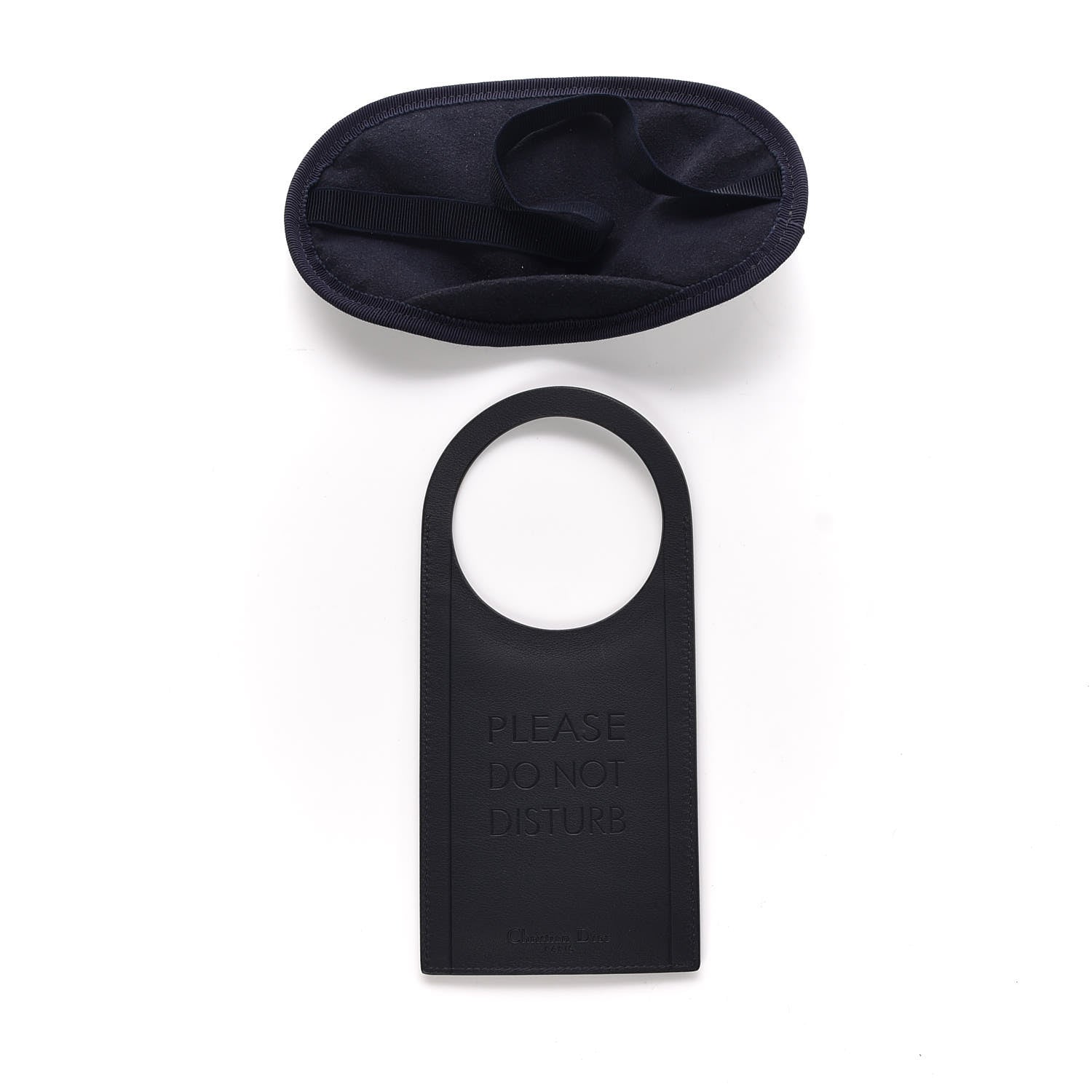 Christian Dior Oblique Sleep Mask and Door Sign Set Blue 5 of 10