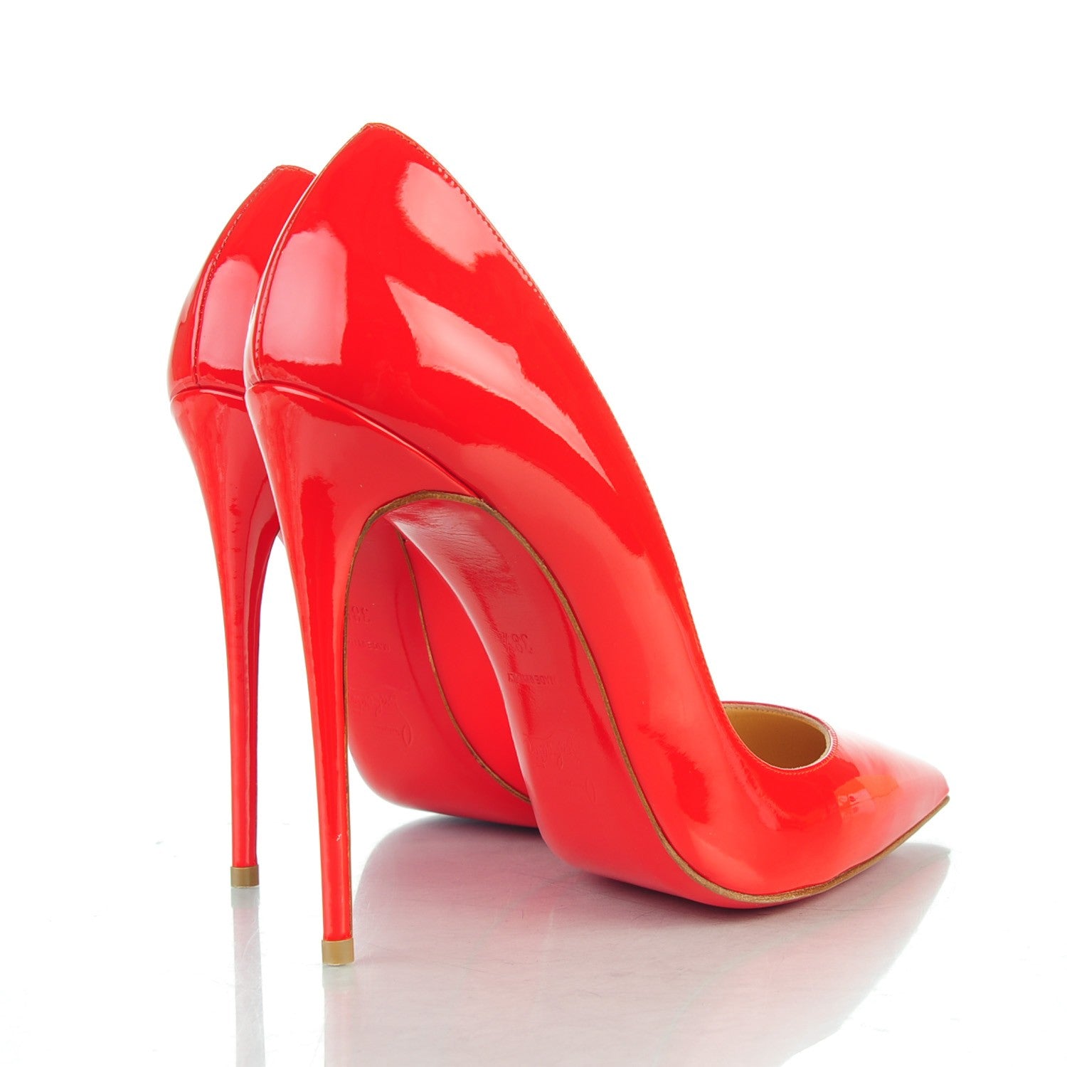 Christian Louboutin Patent So Kate 120 Pumps 38.5 Corazon 4 of 14