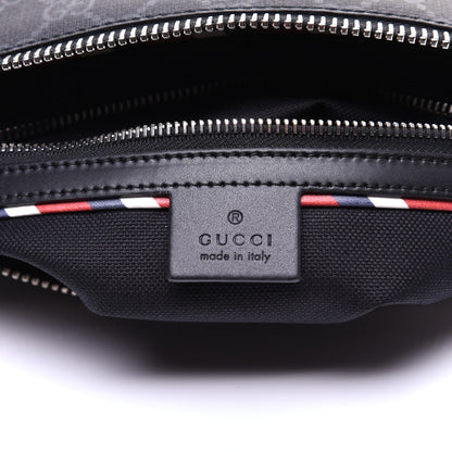 Gucci GG Supreme Monogram Night Courrier Flat Messenger Bag Black Multicolor 8 of 14
