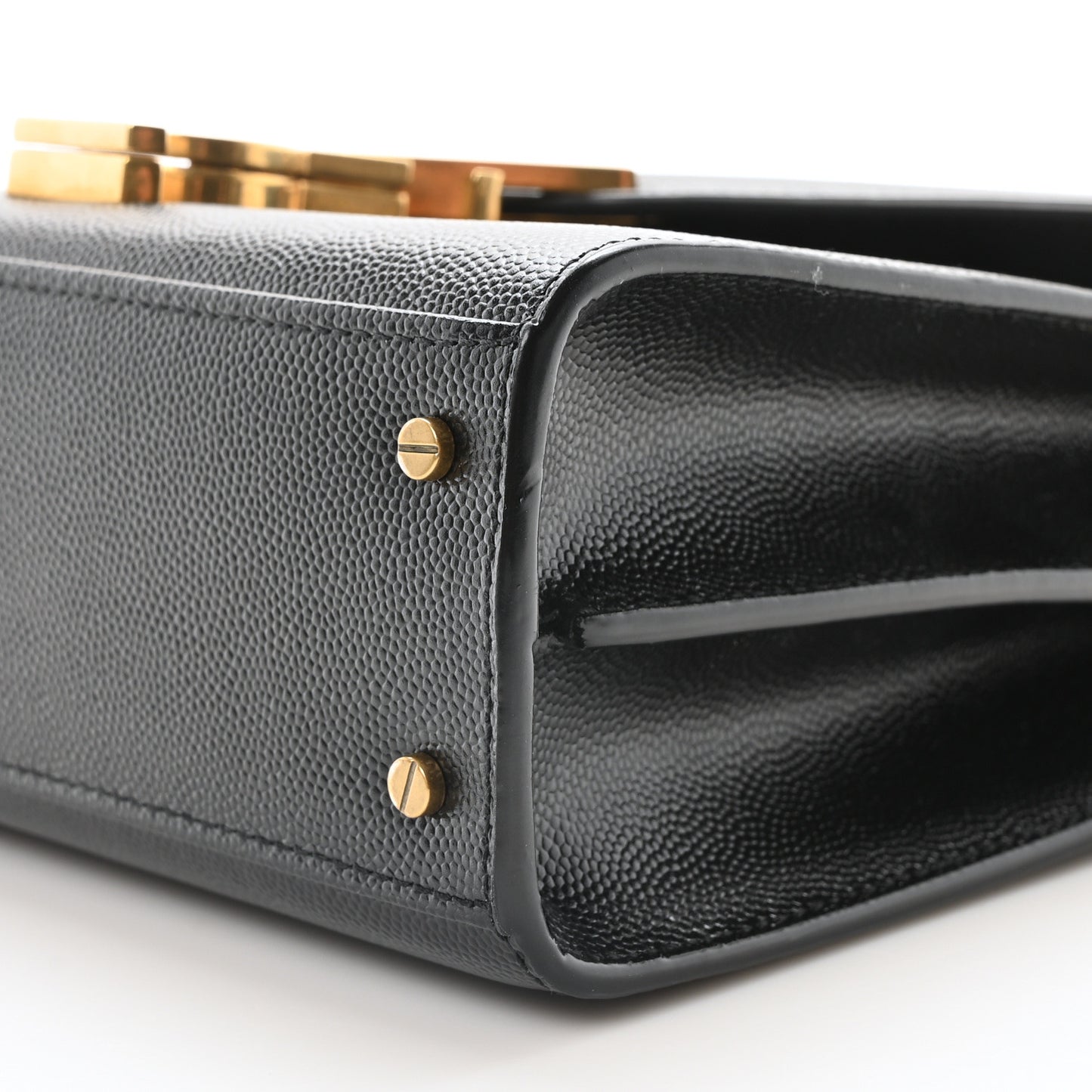 Grain de Poudre Mini Classic Monogram Cassandra Top Handle Black