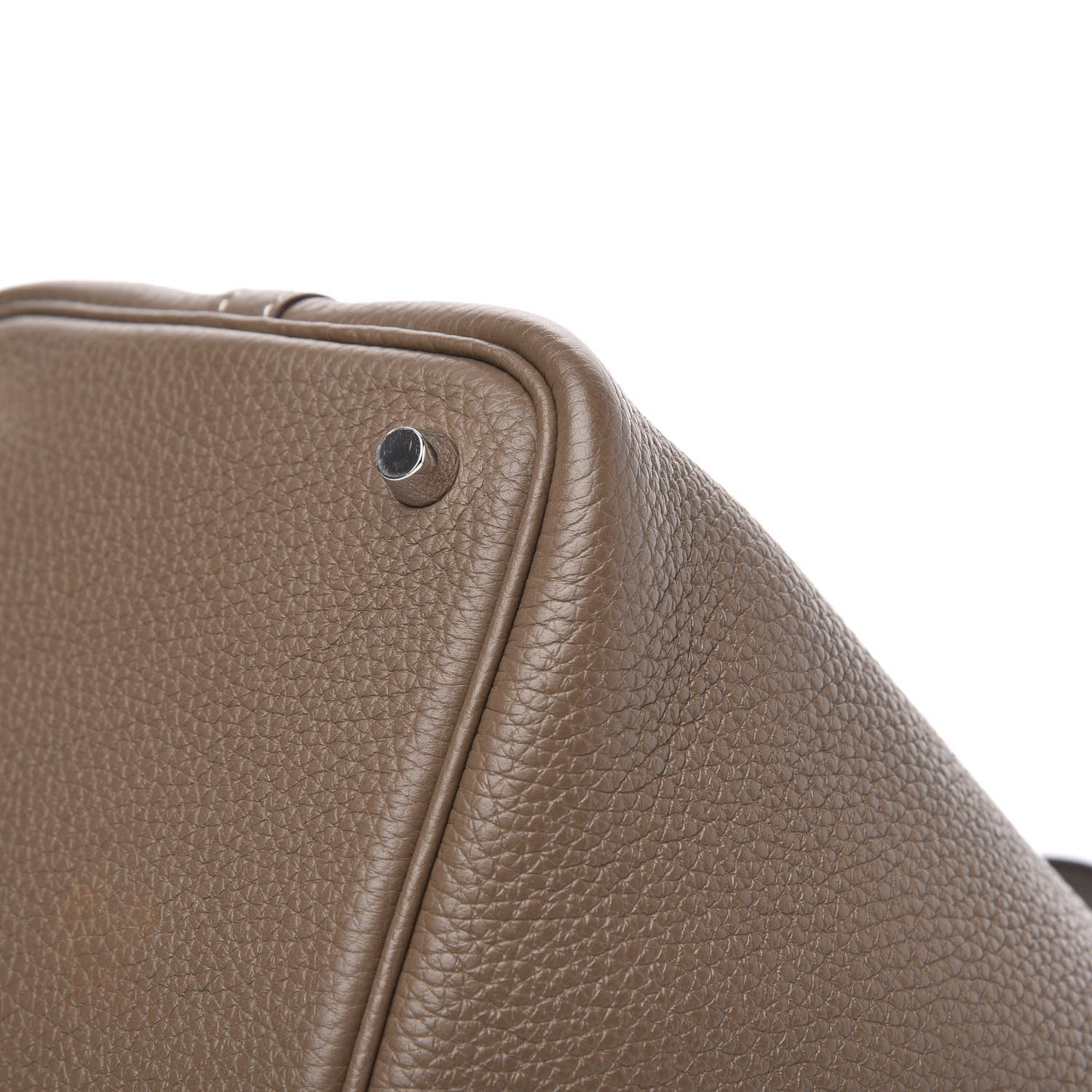 Hermes Taurillon Clemence Picotin Lock 18 PM Etoupe 9 of 10