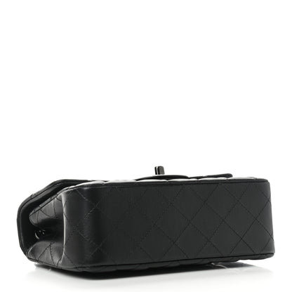 Chanel Lambskin Quilted Mini Rectangular Flap So Black 4 of 9