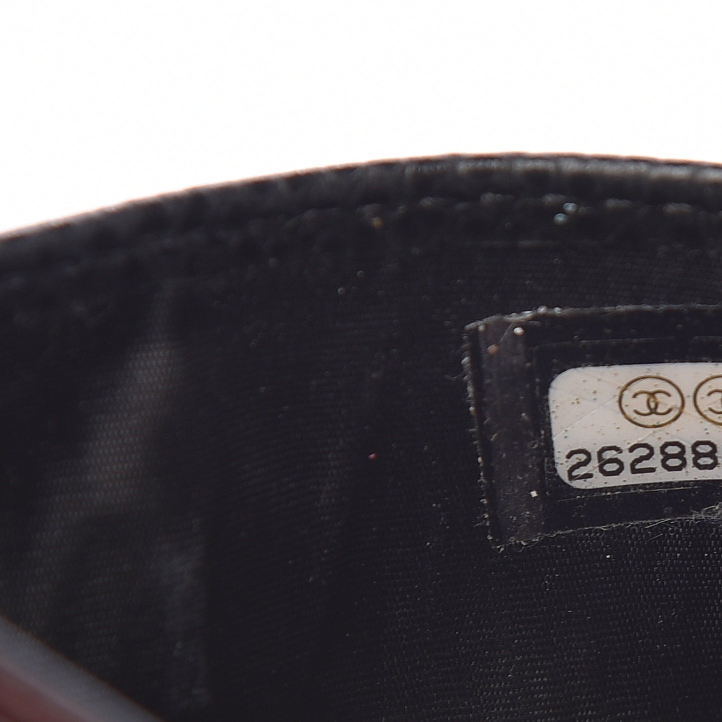 Caviar Quilted Card Holder Black