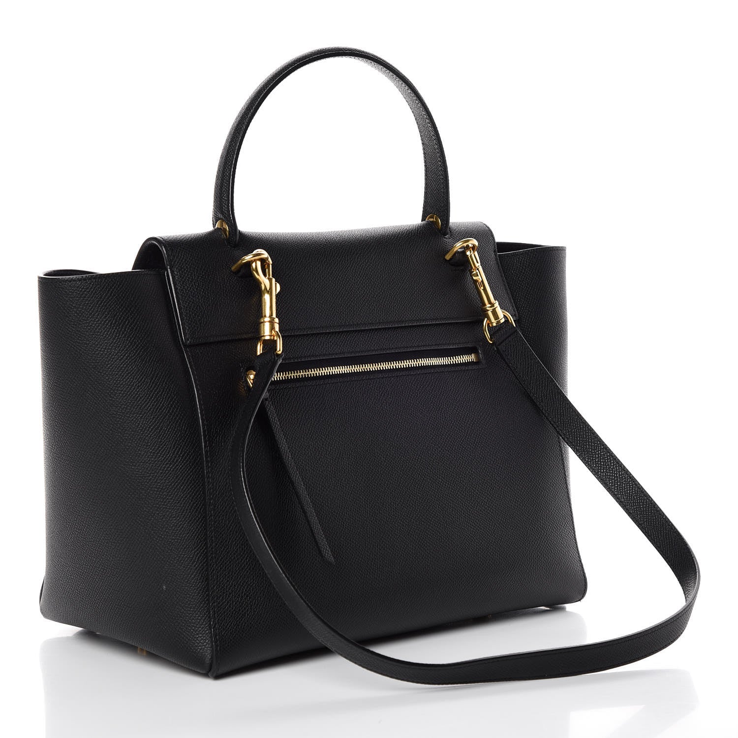Celine Grained Calfskin Mini Belt Bag Black 4 of 11