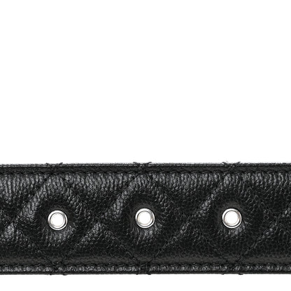 Chanel Caviar Quilted CC Chain Belt 85 34 Black 3 of 6