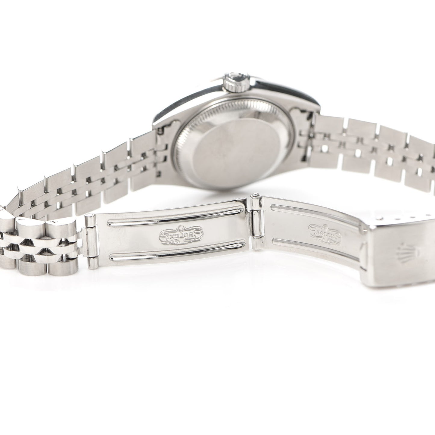 Stainless Steel 18K White Gold 26mm Oyster Perpetual Datejust Watch White Roman 79174