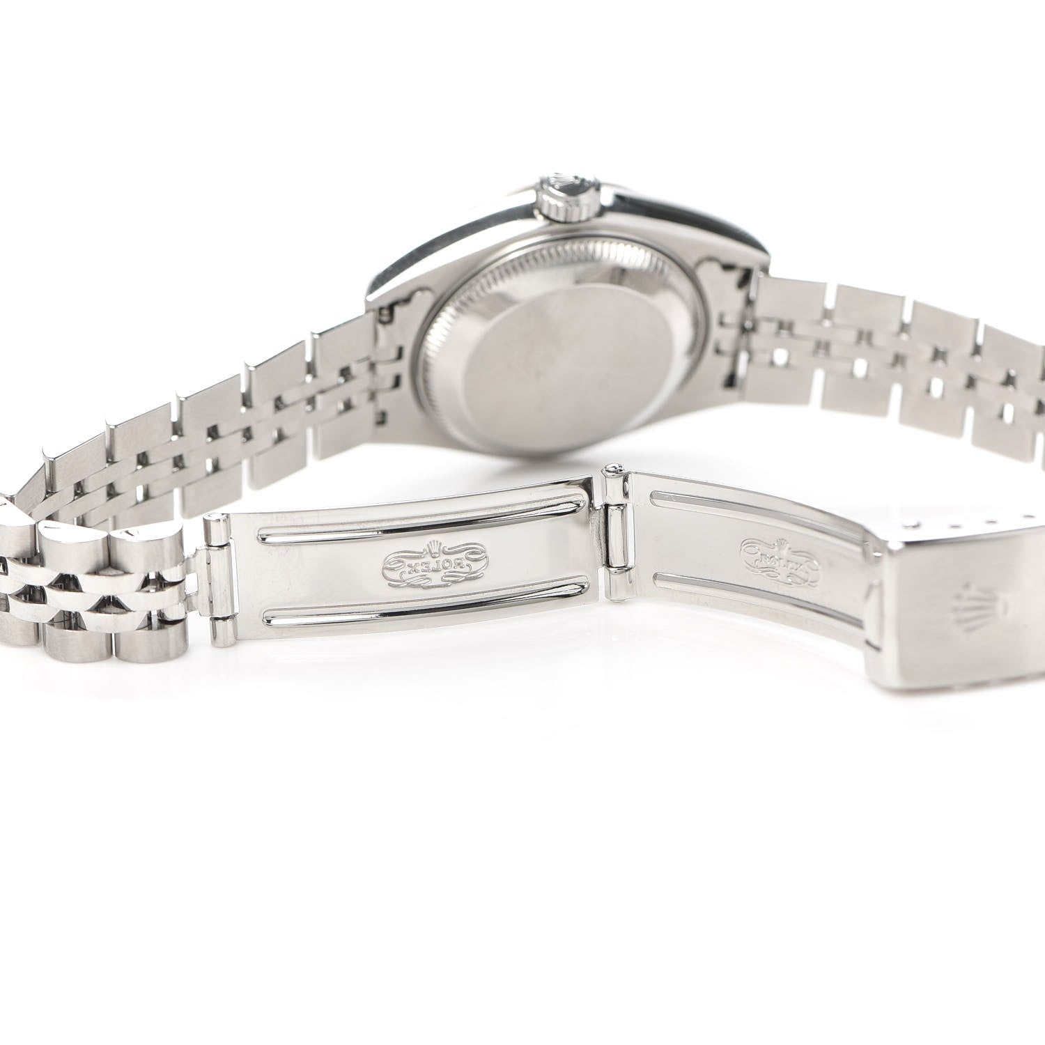 Rolex Stainless Steel 18K White Gold 26mm Oyster Perpetual Datejust Watch White Roman 79174 4 of 5