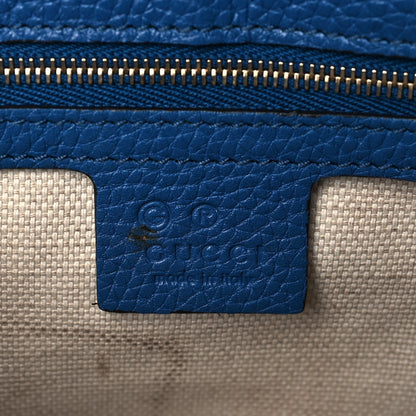 Gucci Pebbled Calfskin Medium Soho Flap Crossbody Caspian 6 of 14