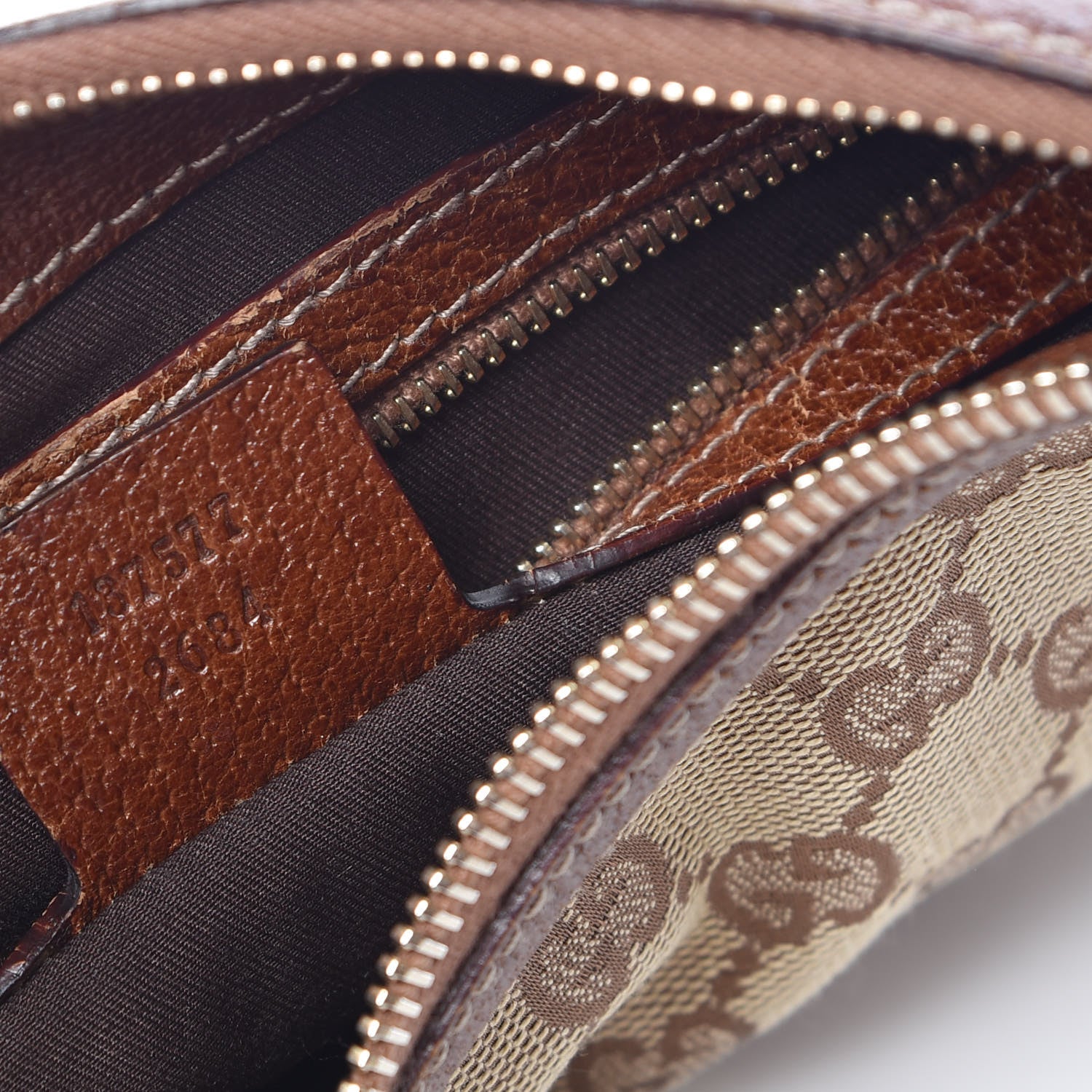 Gucci Monogram Bamboo Ring Hobo Brown 7 of 17