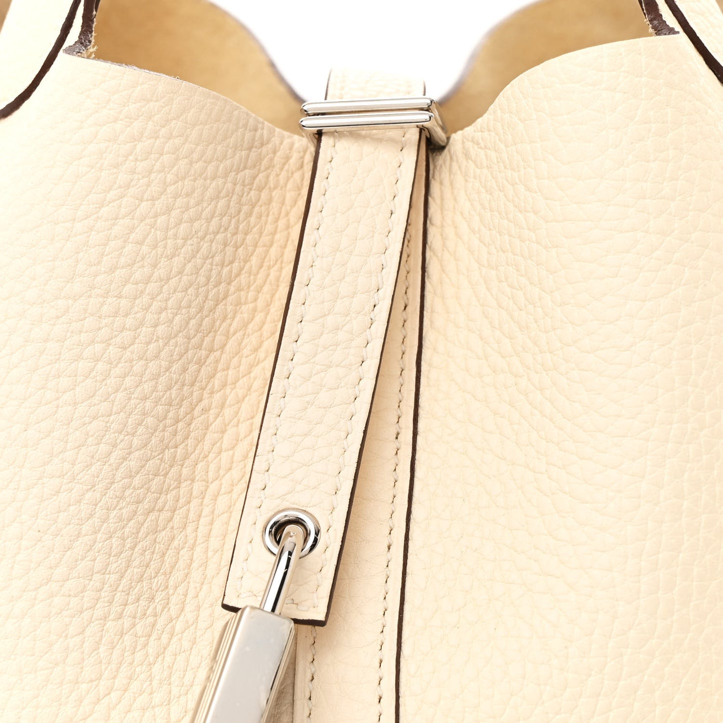 Taurillon Clemence Picotin Lock 22 MM Nata