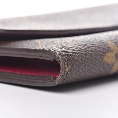 Louis Vuitton Monogram Emilie Wallet Fuchsia 9 of 12