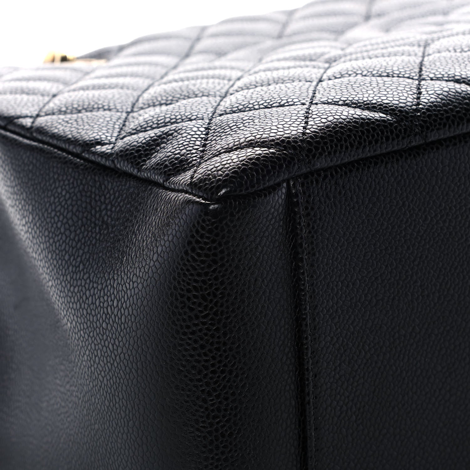 Chanel Caviar Quilted Grand Shopping Tote GST Black 9 of 15