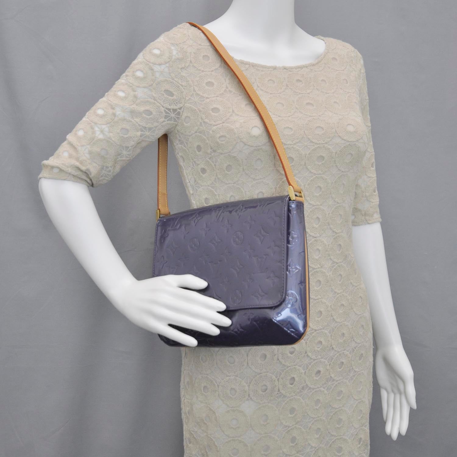 Louis Vuitton Vernis Thompson Street Indigo 2 of 9