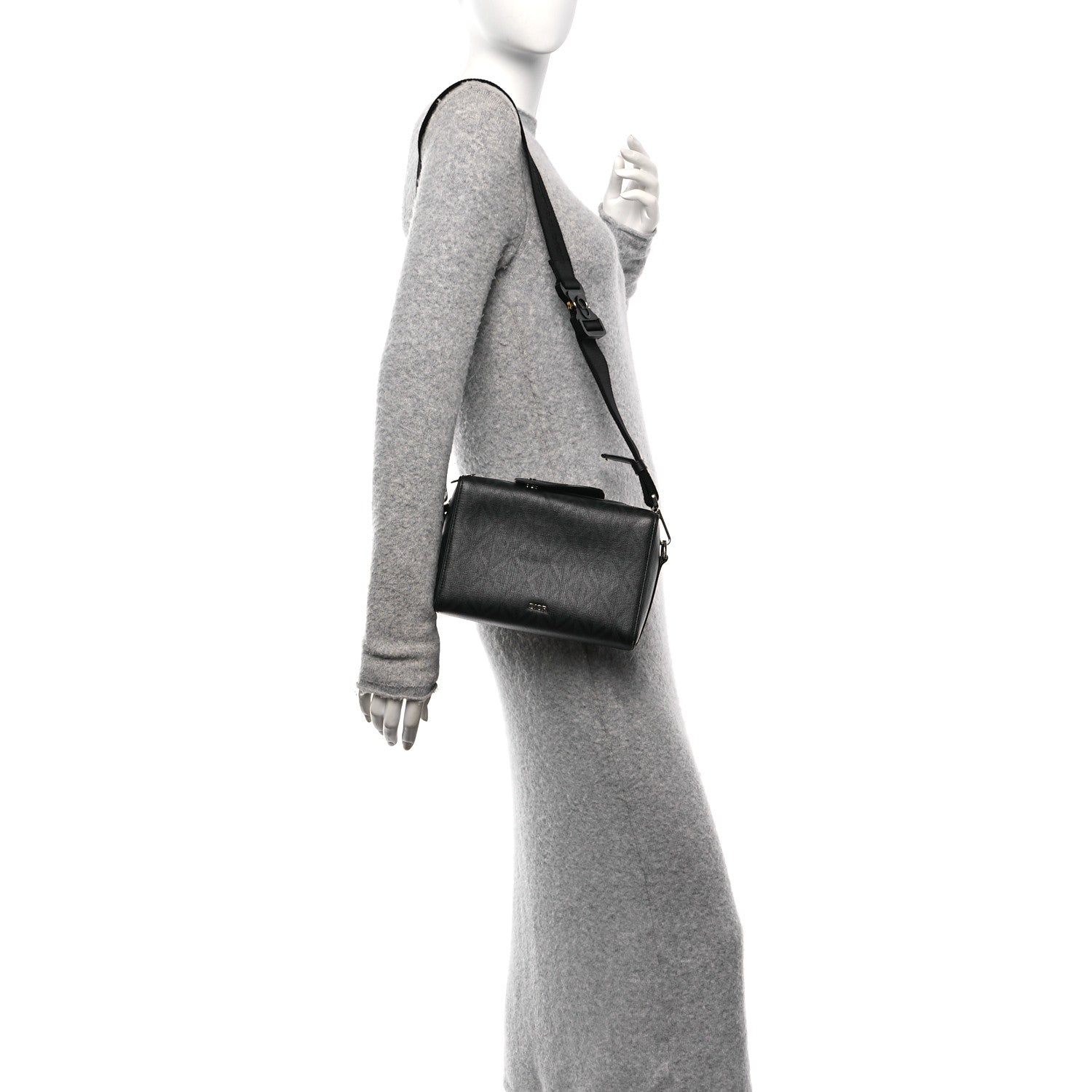 Christian Dior Canvas CD Diamond Lingot 22 Bag Black 2 of 12