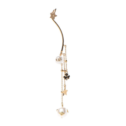 Christian Dior Pearl Shiny-D Earring Gold 1 of 5