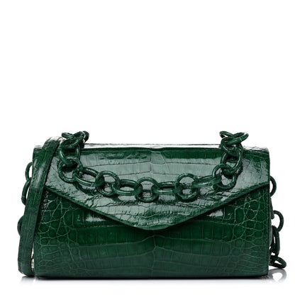 Nancy Gonzalez Crocodile Amour Clutch Green 1 of 16