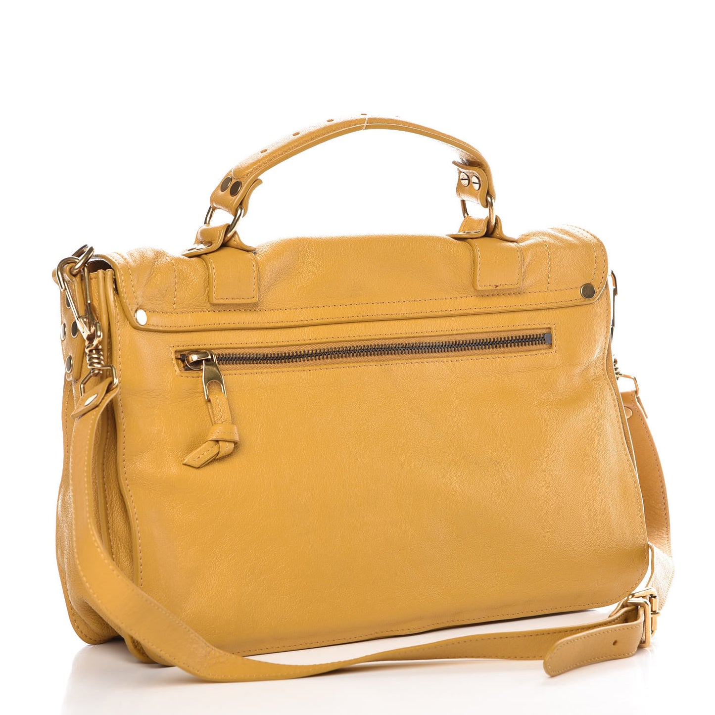 Lambskin Medium PS1 Satchel Mustard