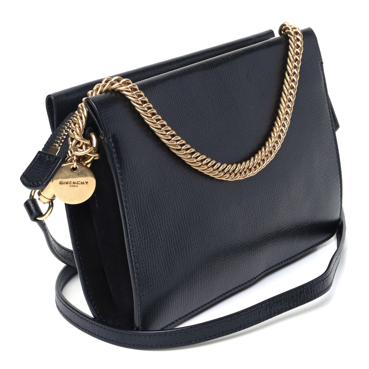 Sugar Goatskin Cross 3 Crossbody Bag Black