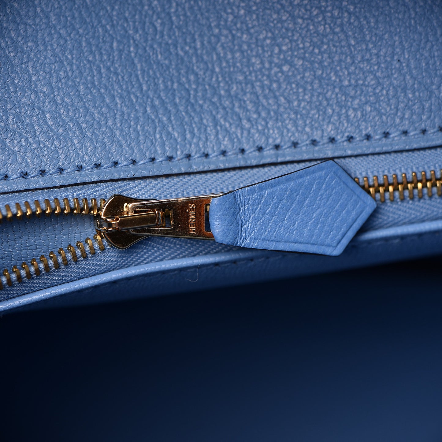 Epsom Birkin 30 Bleu Paradis