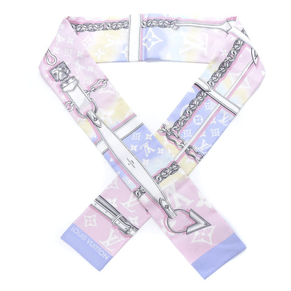 Louis Vuitton Silk Monogram Escale Confidential Bandeau Pink 1 of 4