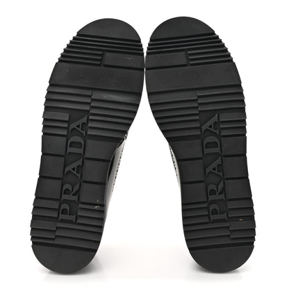 Prada Spazzolato Fume Brogue Derby Loafers 40.5 Bruciato 7 of 11