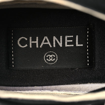 Chanel Lycra CC Sneakers 38.5 Black 7 of 8