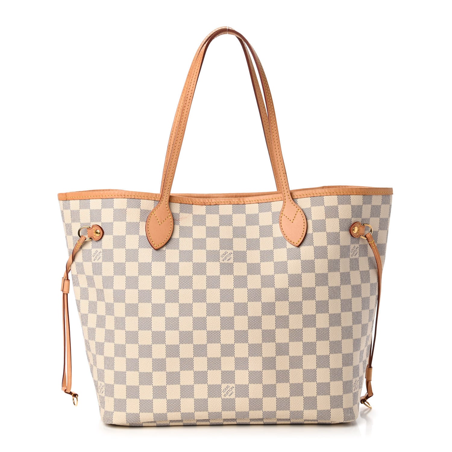 Louis Vuitton Damier Azur Neo Neverfull MM Rose Ballerine 1 of 11