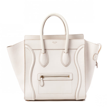 Celine Smooth Calfskin Mini Luggage Lune 1 of 10