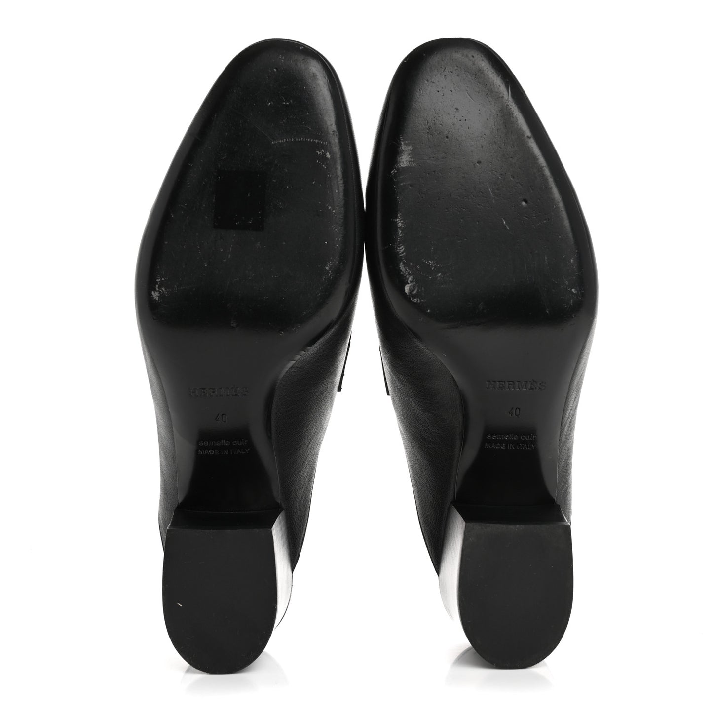 Goatskin Paradis Mules 40 Black