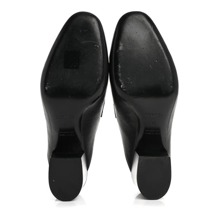 Hermes Goatskin Paradis Mules 40 Black 6 of 11