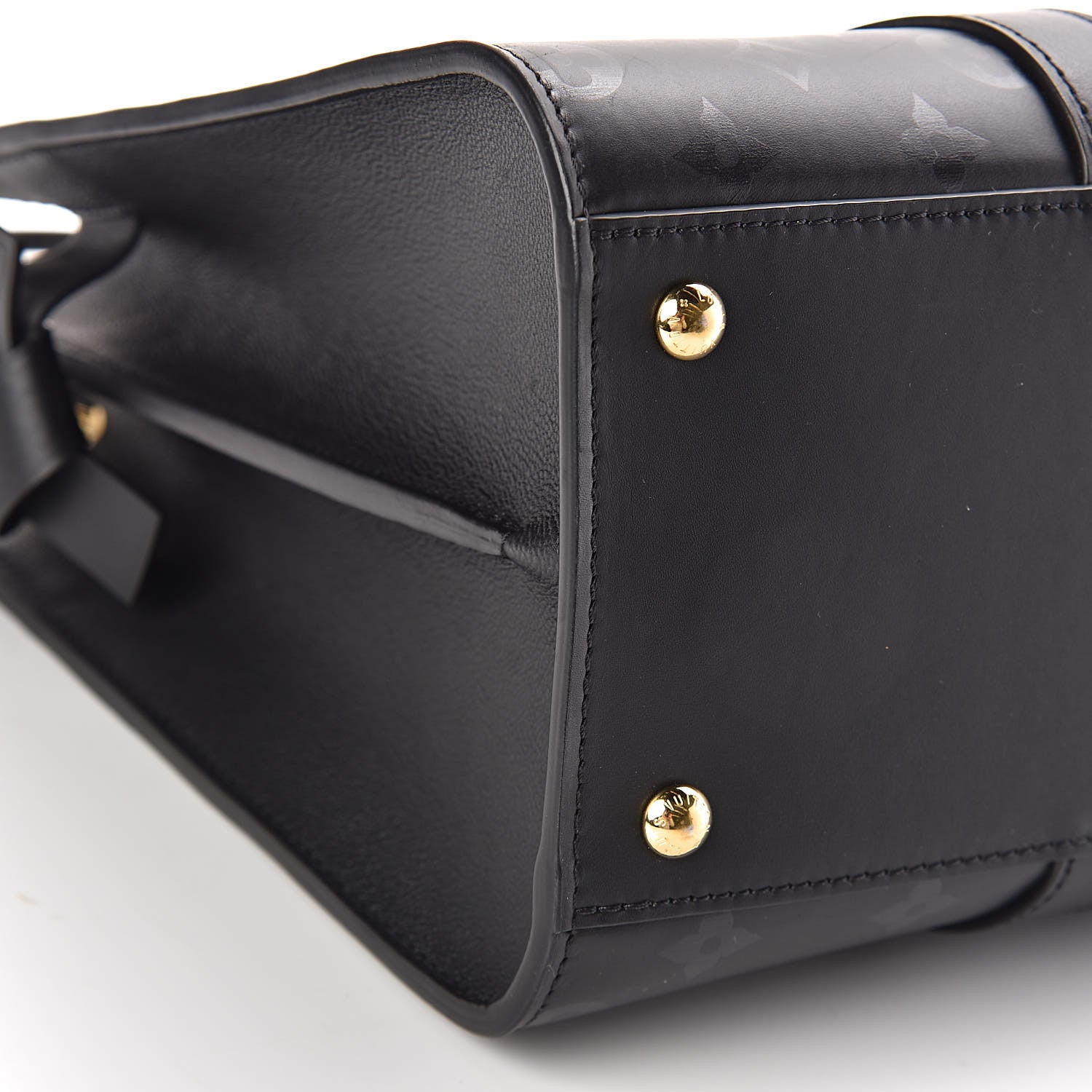 Louis Vuitton Monogram Cuir Plume Very Tote GM Black 8 of 10