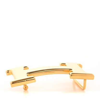 Hermes Polished 32mm H Belt Buckle Gold 3 of 4