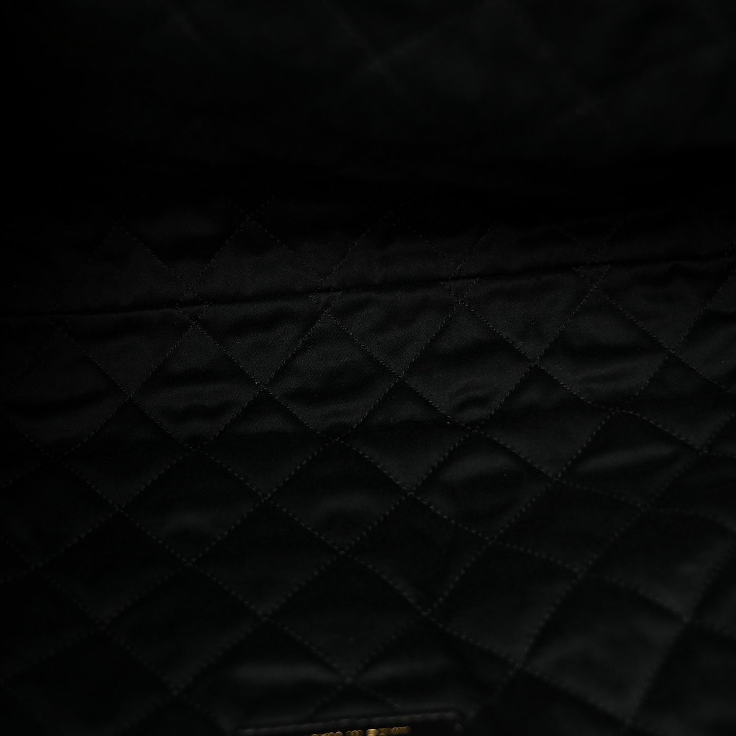 Shiny Calfskin Quilted Small Chanel 22 Black
