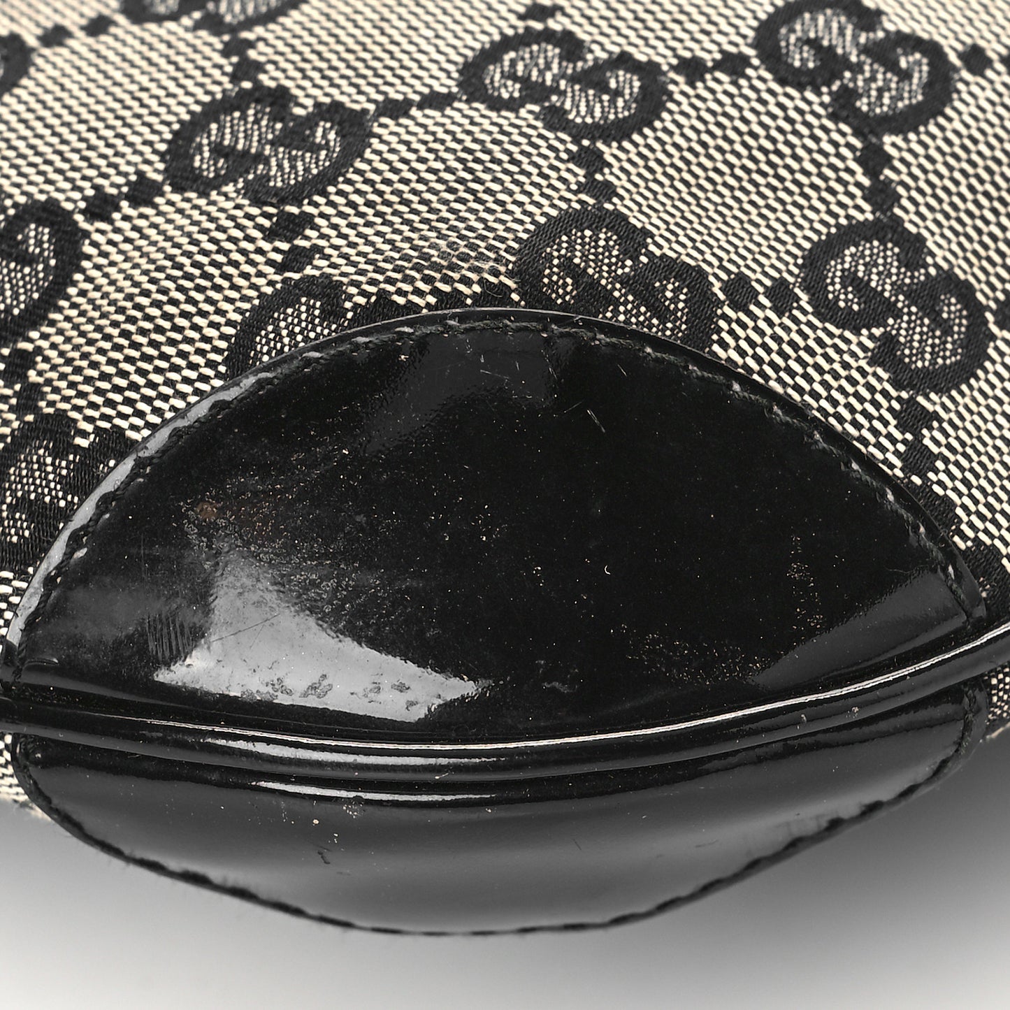 Monogram Patent Small Hobo Black