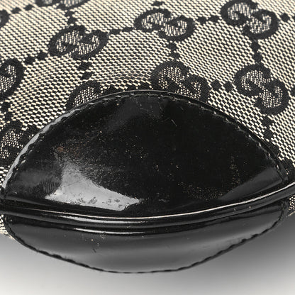 Gucci Monogram Patent Small Hobo Black 9 of 9