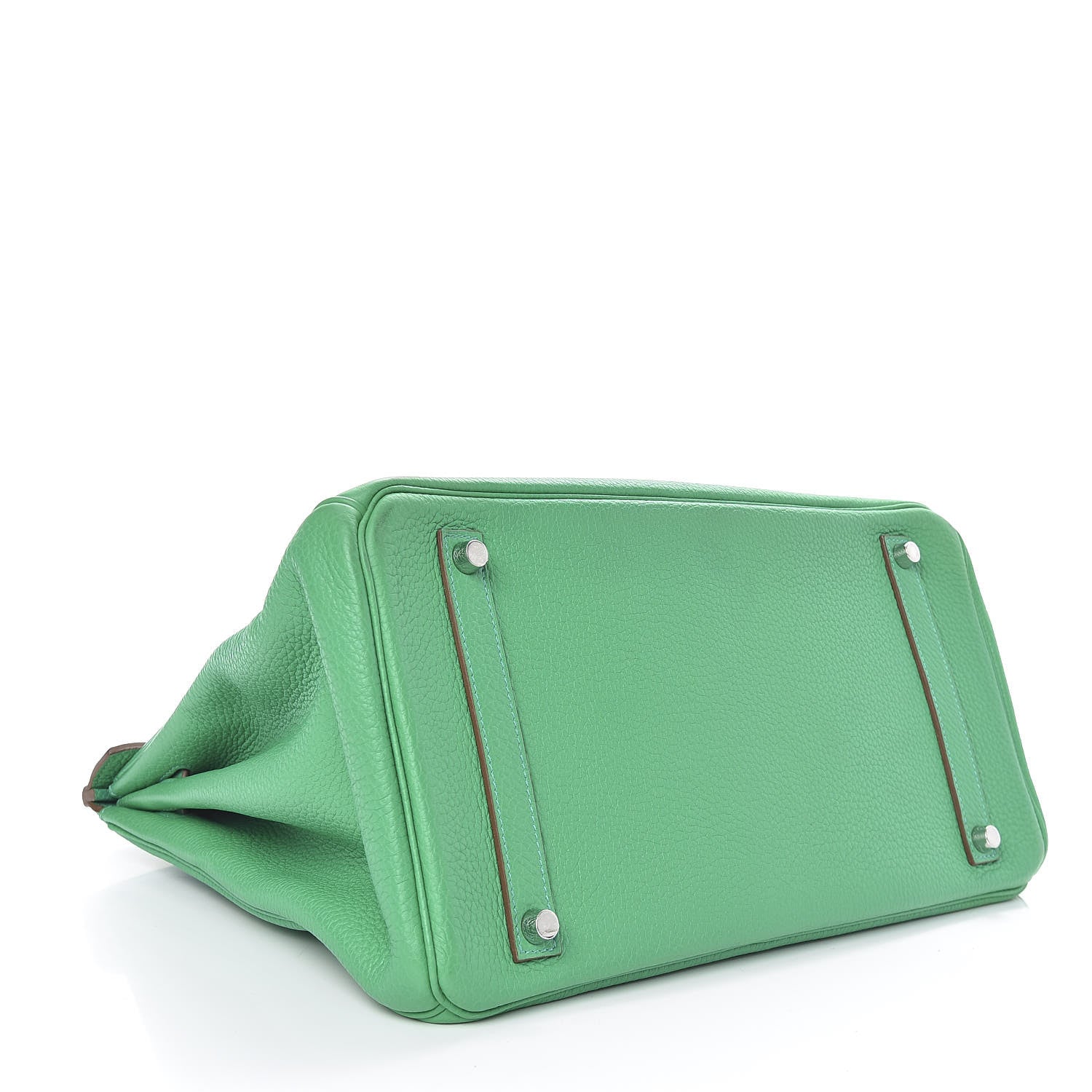 Hermes Taurillon Clemence Birkin 35 Menthe 5 of 11