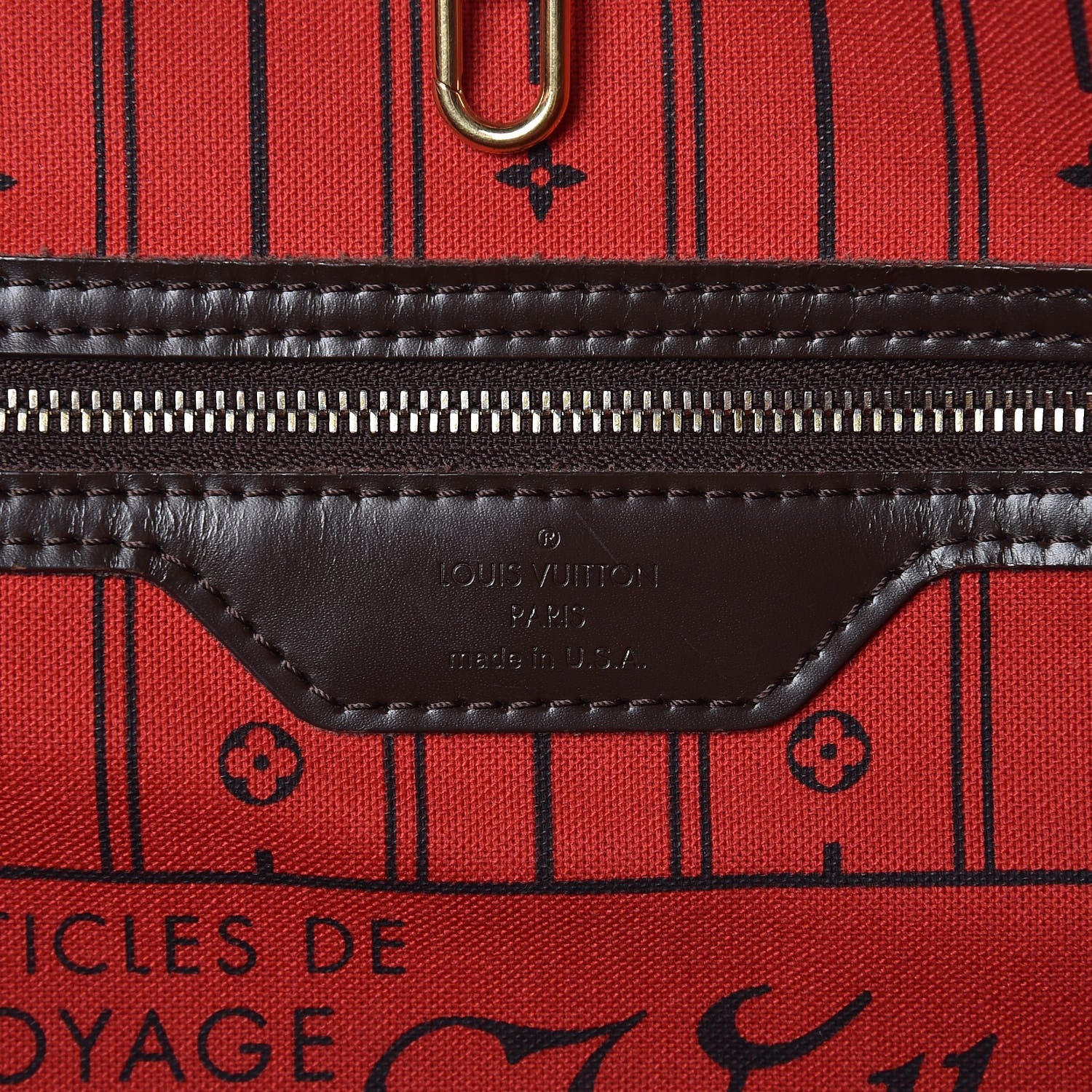 Louis Vuitton Damier Ebene Neverfull MM 6 of 14