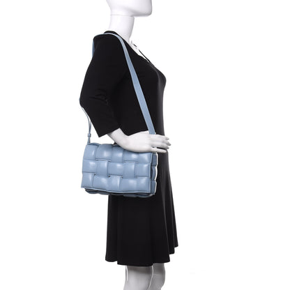 Bottega Veneta Nappa Maxi Intreccio Padded Cassette Crossbody Bag Ice 2 of 10