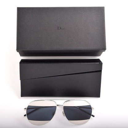 Christian Dior Split 1 Aviator Sunglasses Silver 7 of 7