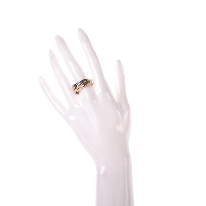 Cartier 18K Pink Yellow White Gold Classic Trinity Ring 58 8.25 2 of 7