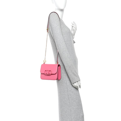 Valentino Garavani Smooth Calfskin Small VSling Shoulder Bag Pink 2 of 9
