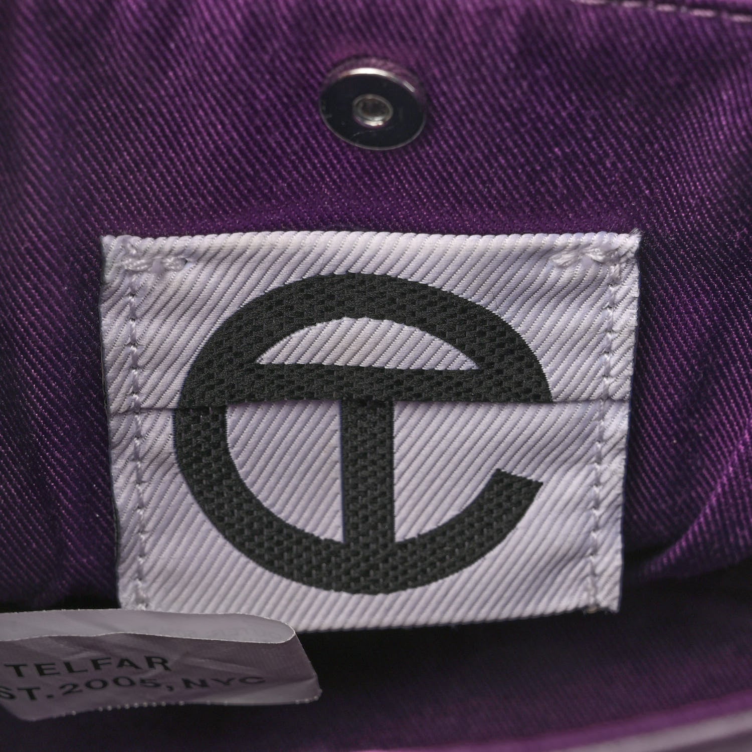 Telfar Vegan Leather Small Shopping Bag Eggplant 6 of 9