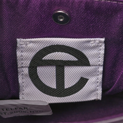 Telfar Vegan Leather Small Shopping Bag Eggplant 6 of 9