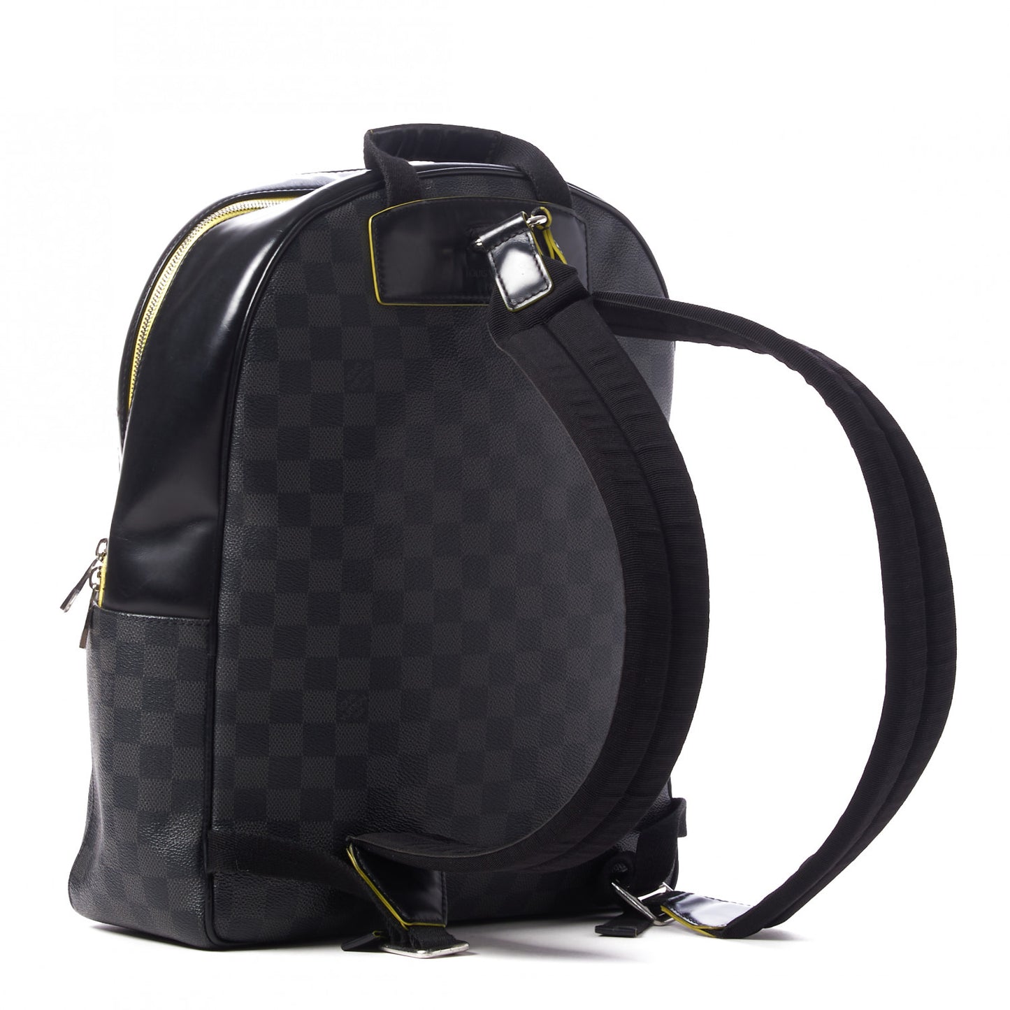 Damier Graphite Josh Backpack Yellow