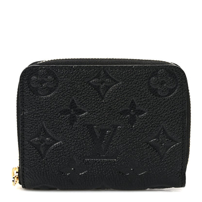 Louis Vuitton LOUIS VUITTON Empreinte Zippy Coin Purse Black 1 of 8
