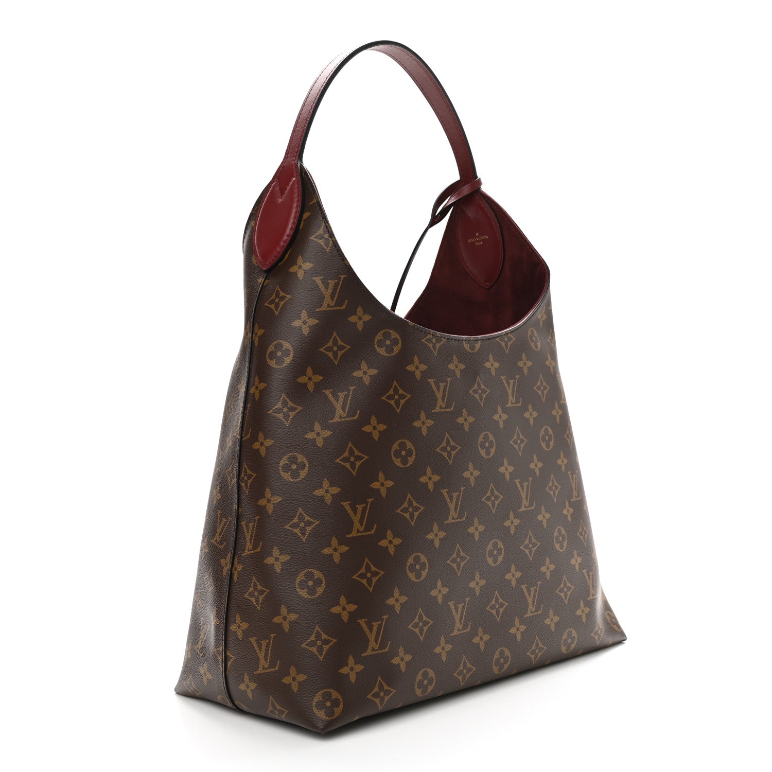 Louis Vuitton Monogram Flower Hobo Bordeaux 3 of 11