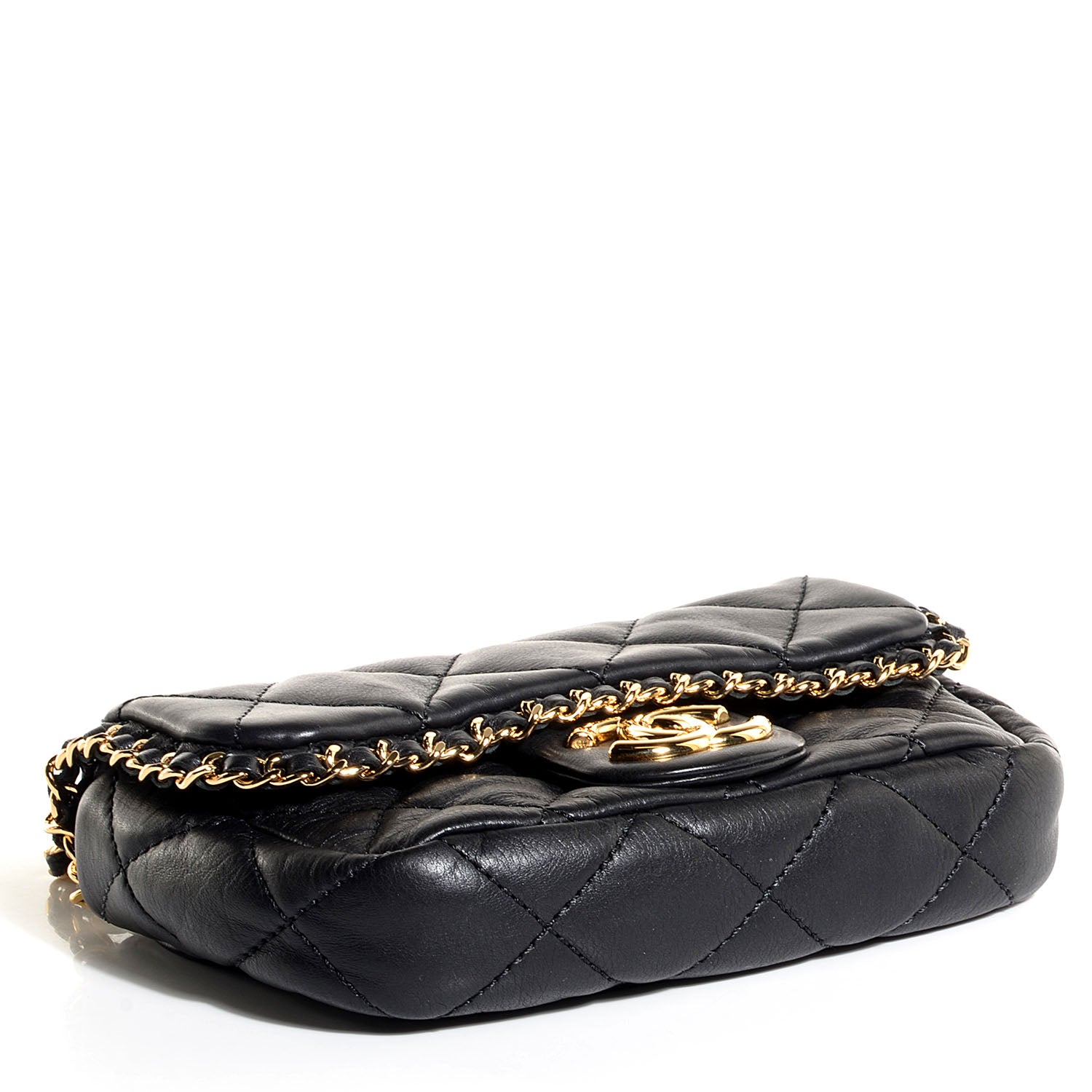 Chanel Calfskin Mini Chain Me Flap Black 4 of 7
