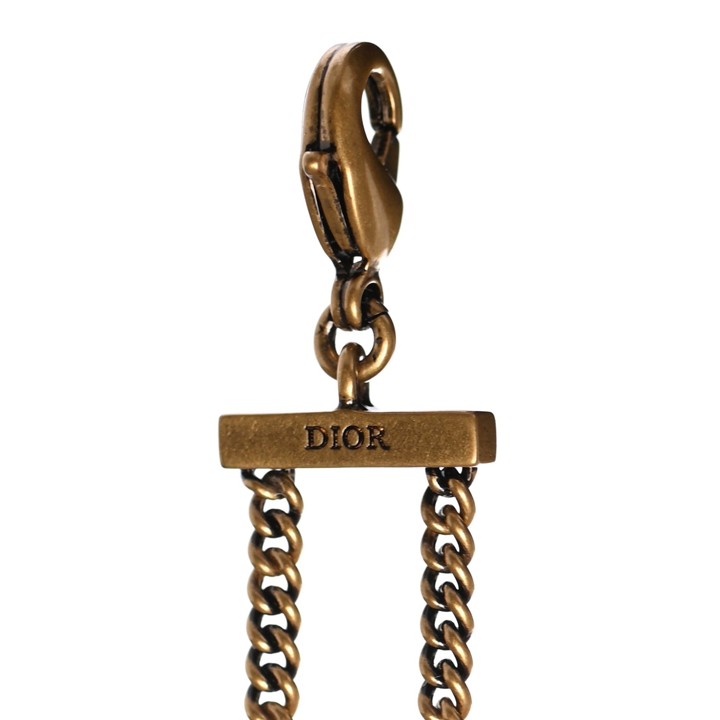Metal J'Adior Choker Necklace Aged Gold