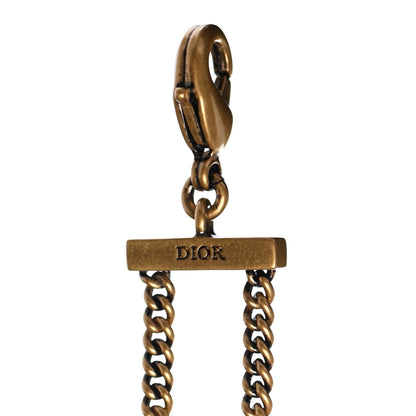Christian Dior Metal J'Adior Choker Necklace Aged Gold 4 of 4