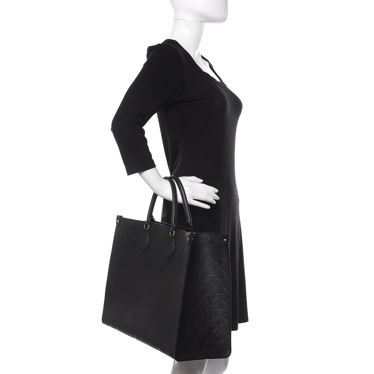 Louis Vuitton Empreinte Monogram Giant Onthego GM Black 3 of 11